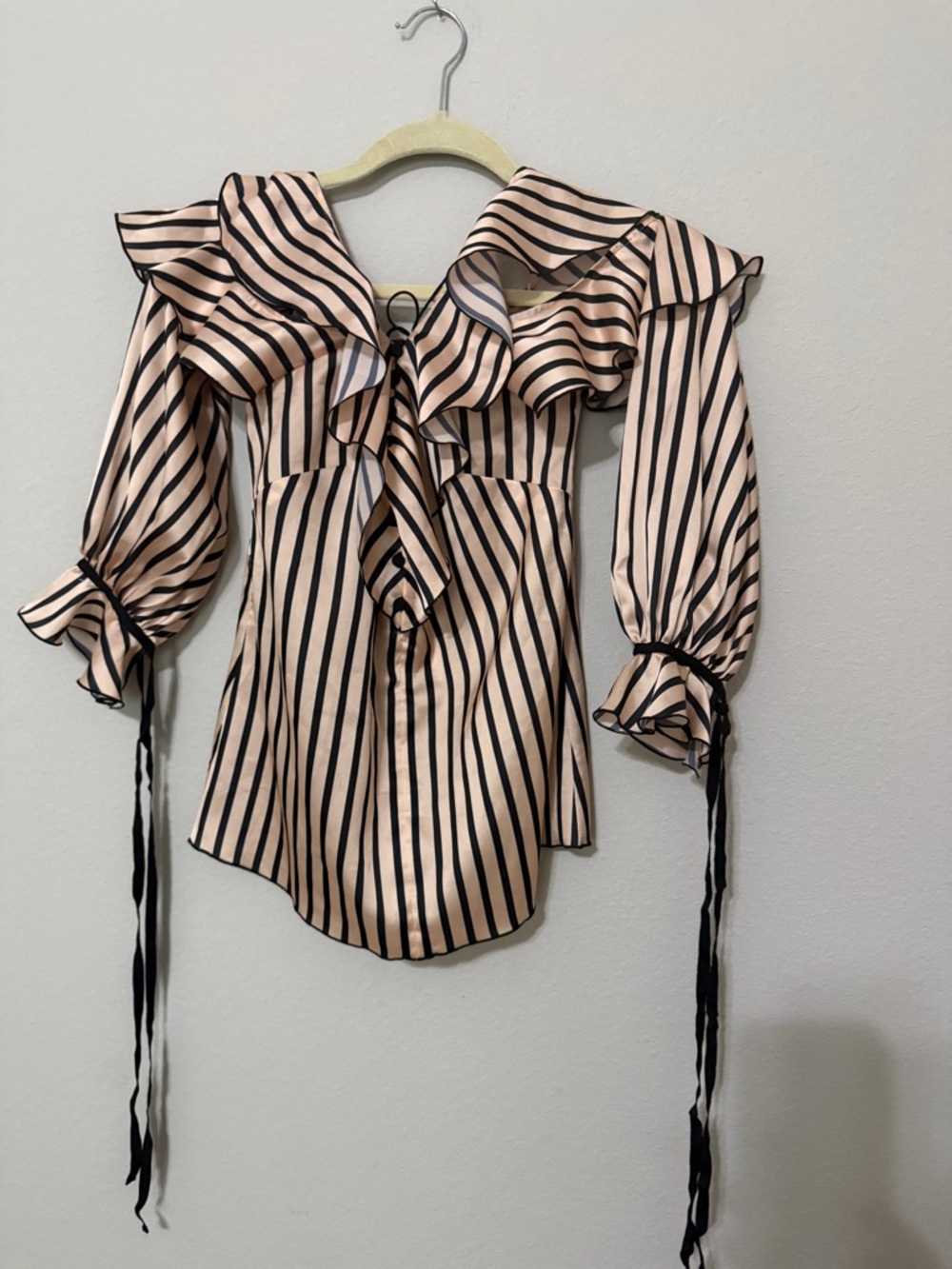 SELF-PORTRAIT STRIPED XS BLOUSE